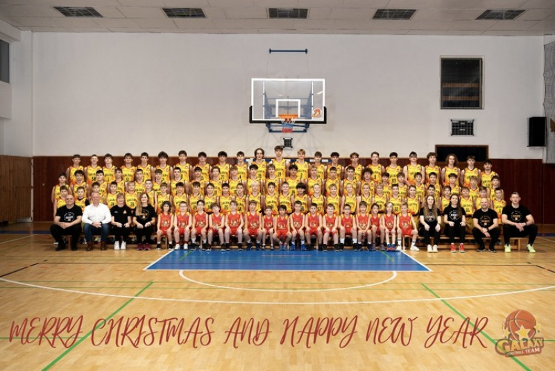 Novinky / Klub ŠBK GALAXY Košice praje všetkým hráčom, trénerom, rodičom, funkcionárom, partnerom a podporovateľom pokojné prežitie vianočných sviatkov a úspešný vstup do roku 2026. - foto