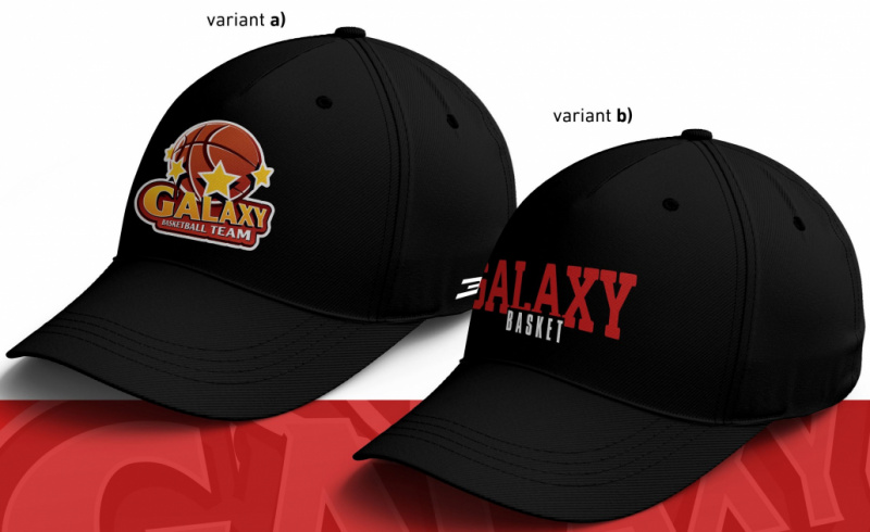 ŠILTOVKA GALAXY S LOGOM (ČIERNA)
